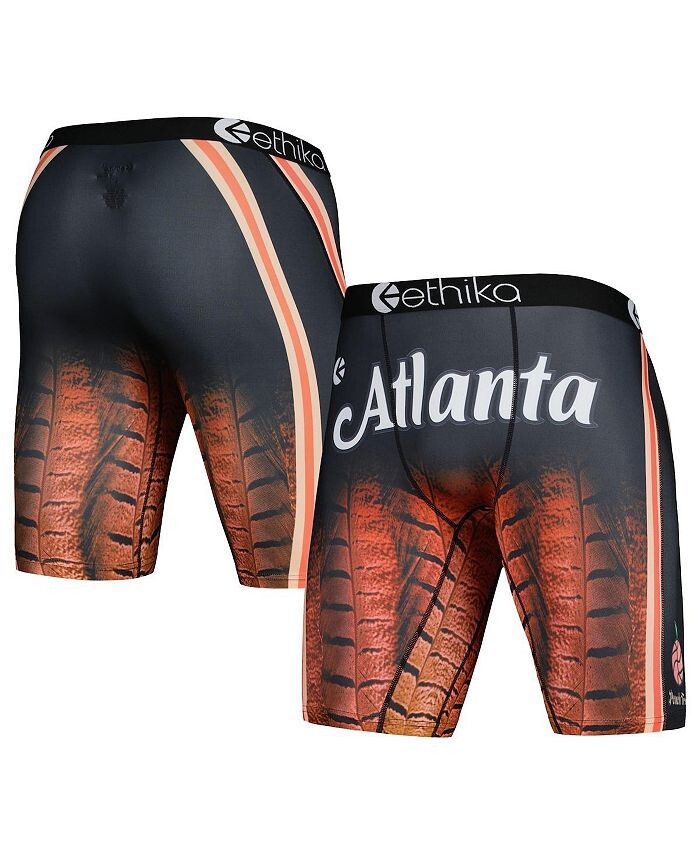 

Мужские черные боксеры Atlanta Hawks City Edition Ethika, черный