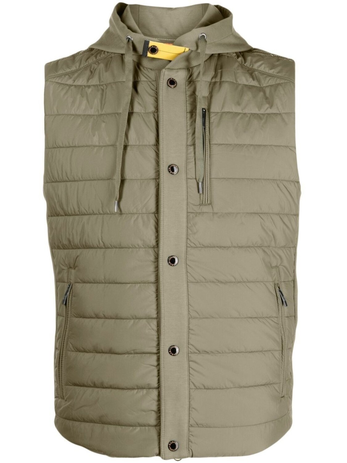 

Parajumpers дутый жилет с капюшоном, зеленый