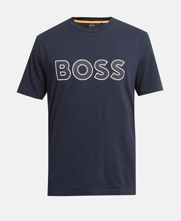 

Футболка Boss Orange, темно-синий