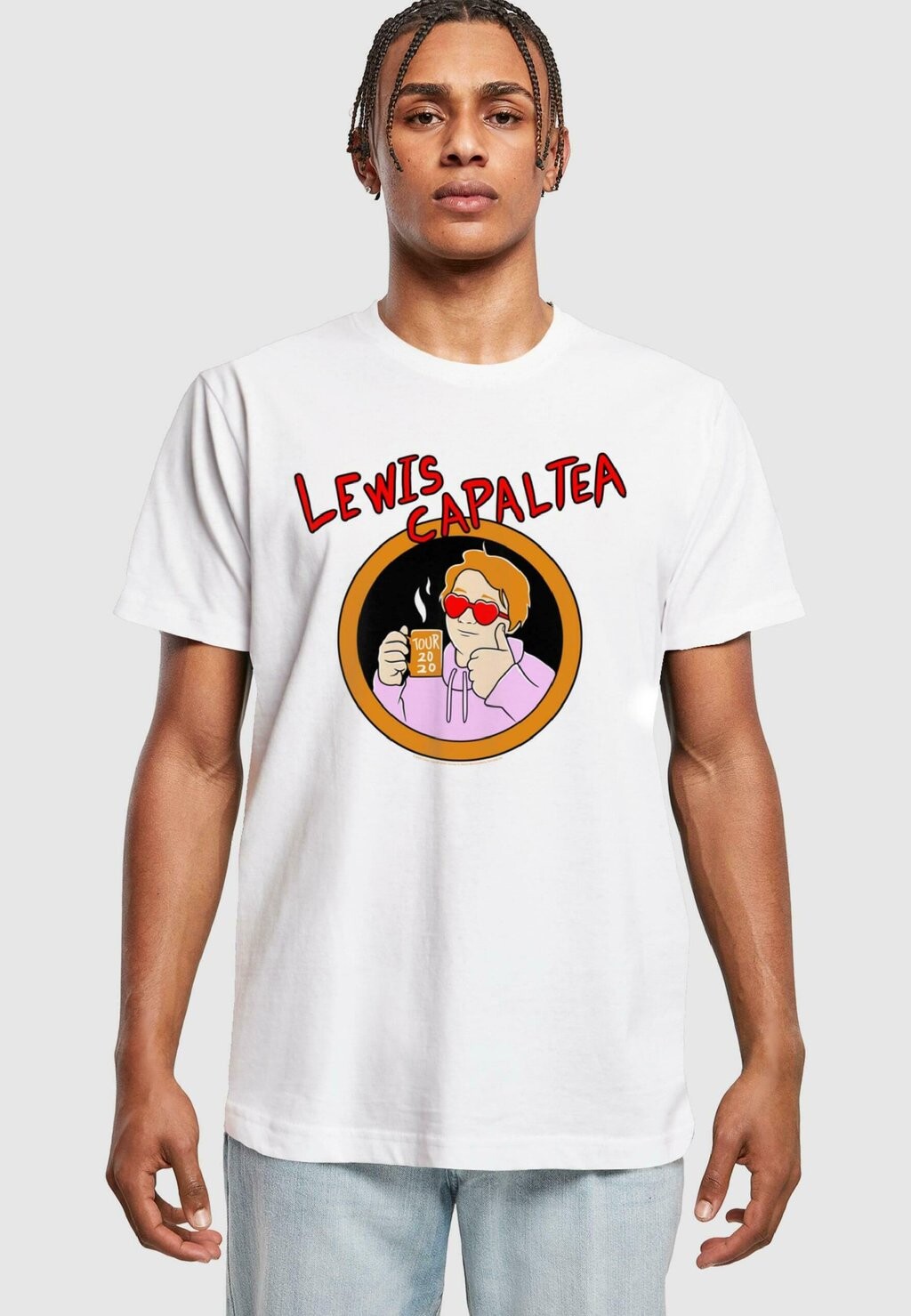 

Футболка с принтом LEWIS CAPALDI CAPALTEA Merchcode, цвет white
