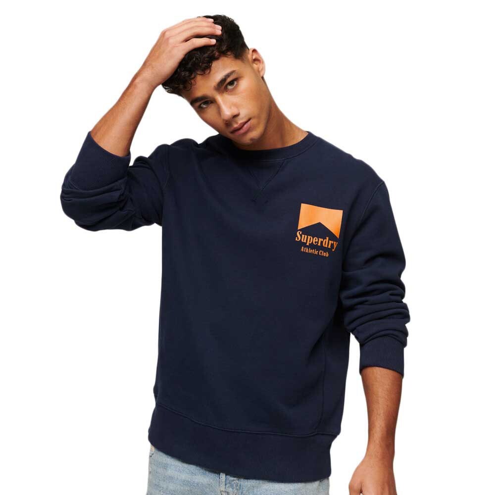 

Толстовка Superdry Code Atheltic Club, синий