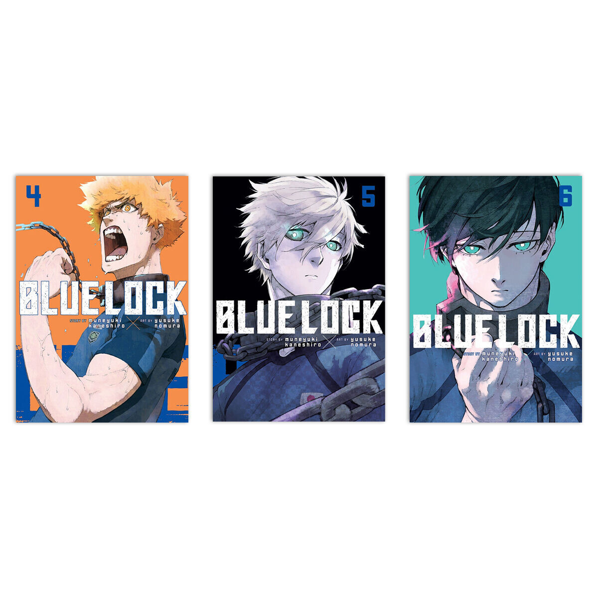 

Манга Blue Lock Manga (4-6) Bundle