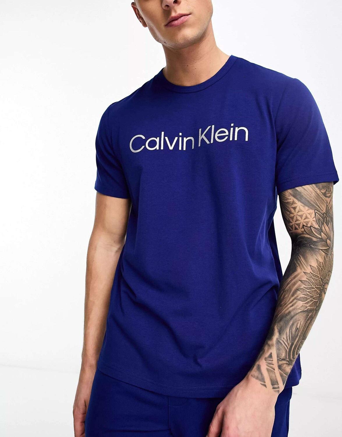

Синяя футболка для отдыха Calvin Klein, Синий