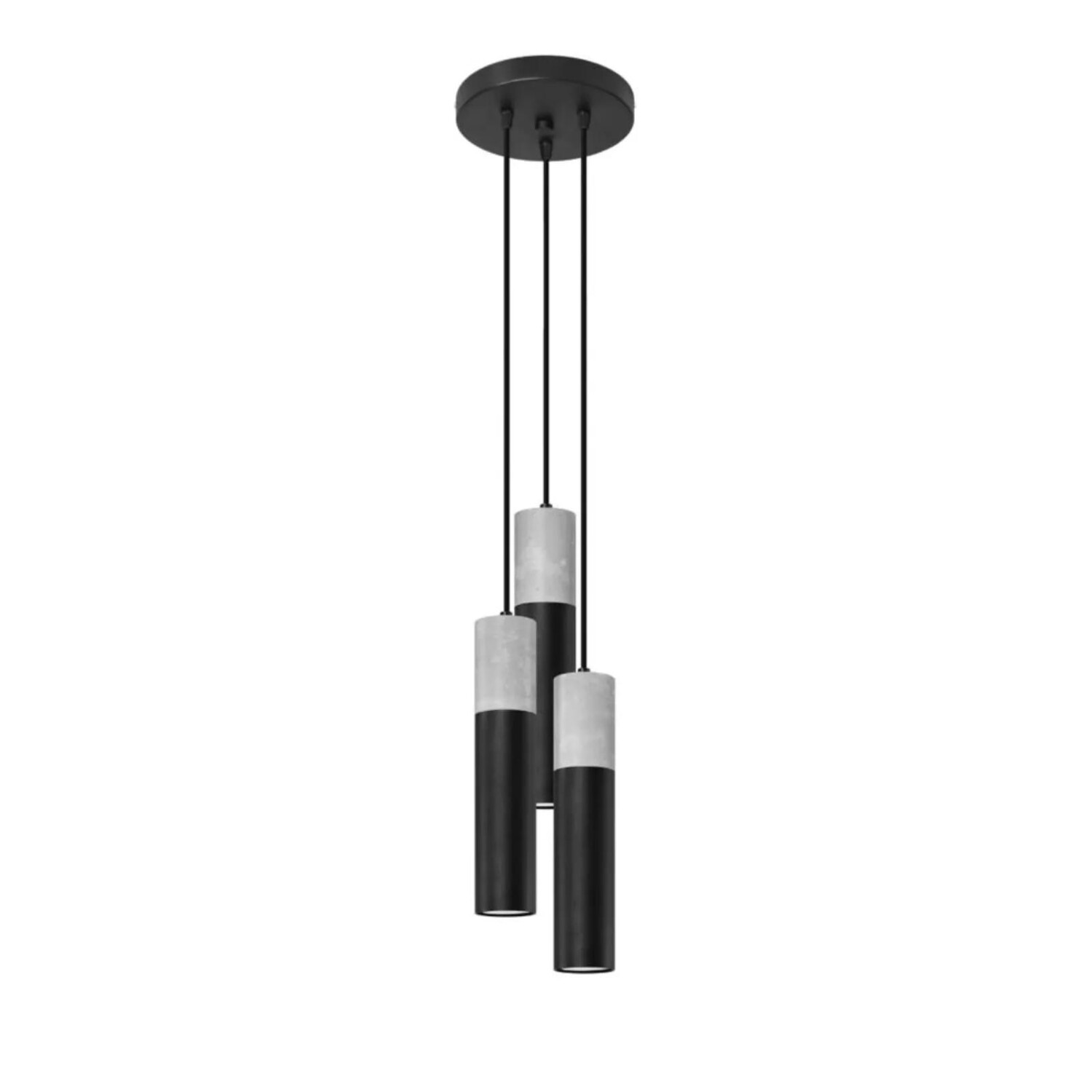 

Подвесная лампа famlights, 3x3x110 см, черный/серый
