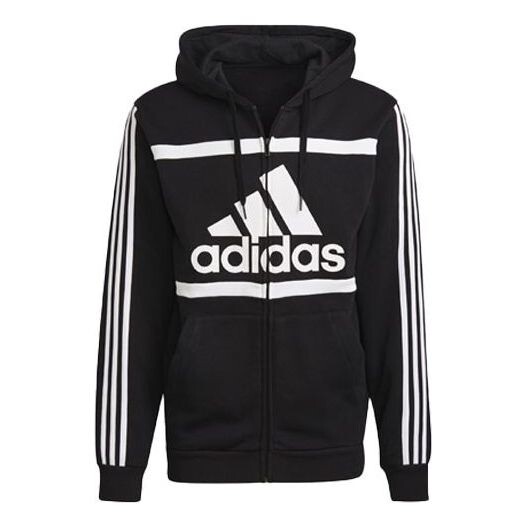 Куртка adidas Logo Alphabet Pattern Sports Jacket Black, черный