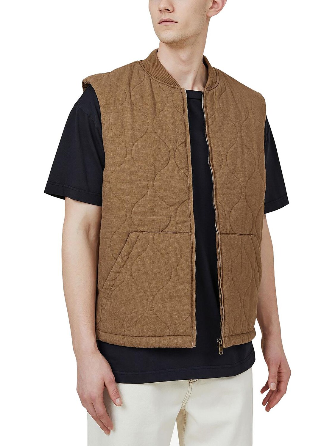 

Мужской теплый жилет для холодной погоды Cotton On, цвет Tan
