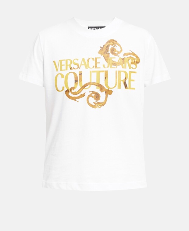 

Футболка Versace Jeans Couture, белое золото