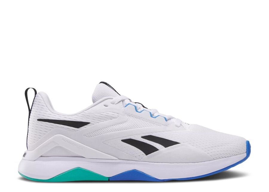 

Кроссовки Reebok Nanoflex TR 2.0, цвет White Black Unleashed Green
