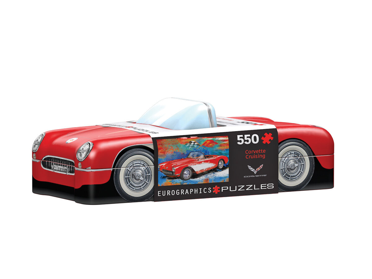 

Еврографика, пазл, Corvette Cruising Tin, 550 шт. EuroGraphics