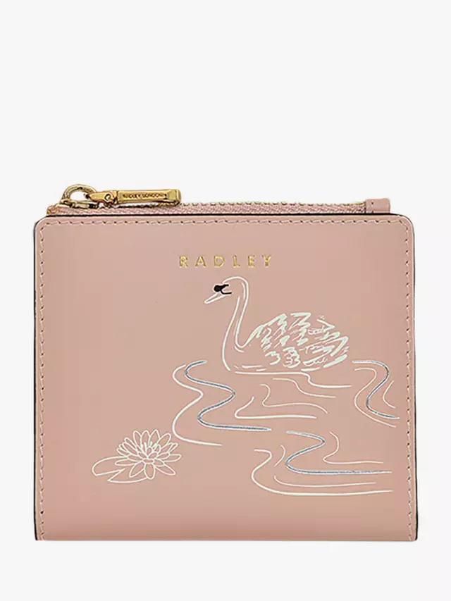 

Портмоне Radley Swanning Around Leather Small Zip-Top Coin, цвет prairie pink