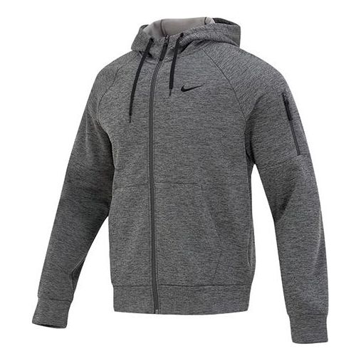 Куртка Nike Therma-FIT Zipped Fleece Jacket 'Dark Grey', серый