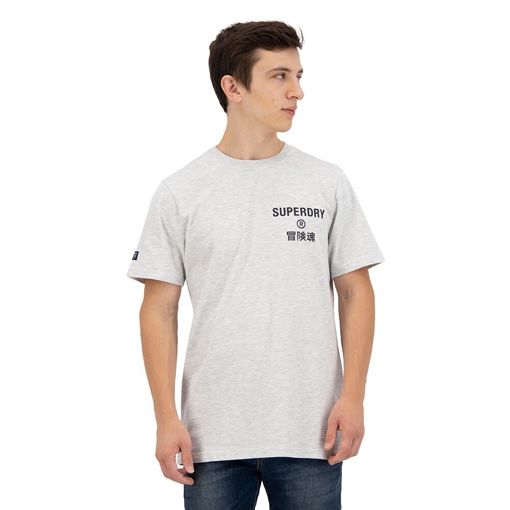 

Футболка Superdry Vintage Corp Logo Marl, белый