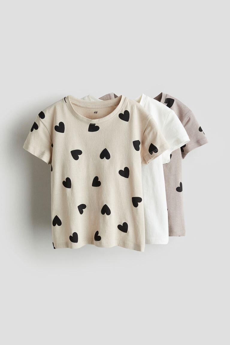 

Упаковка из 3 хлопковых рубашек H&M, бежевый