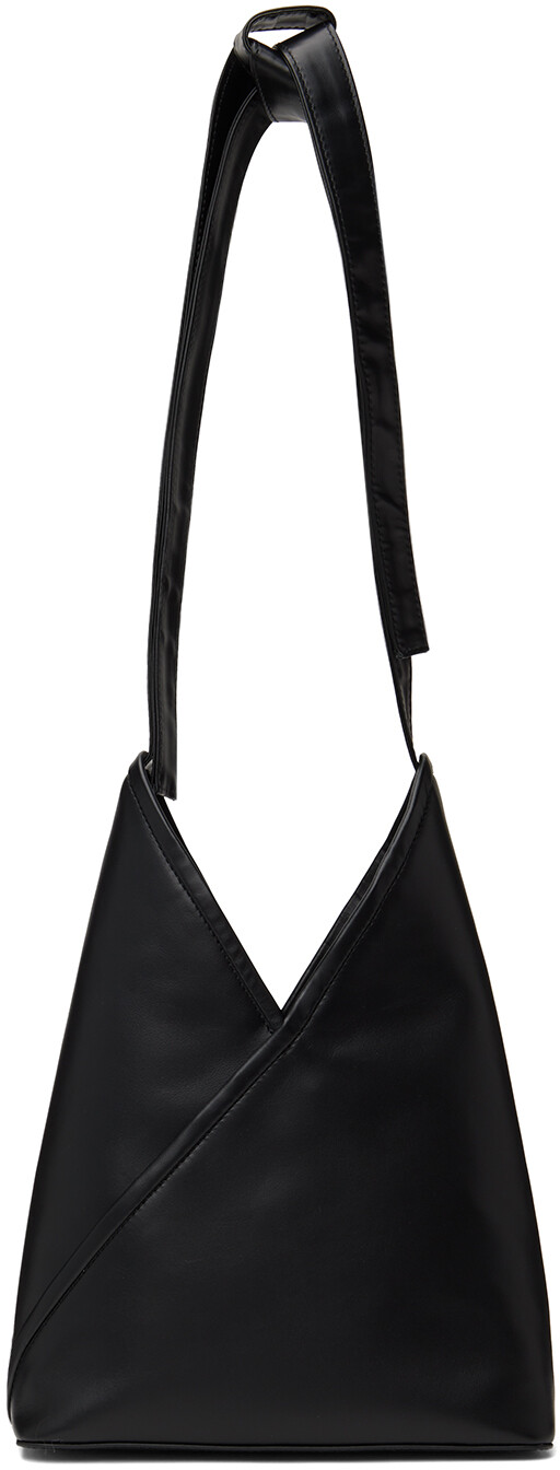 

Черная треугольная балетная сумка Mm6 Maison Margiela