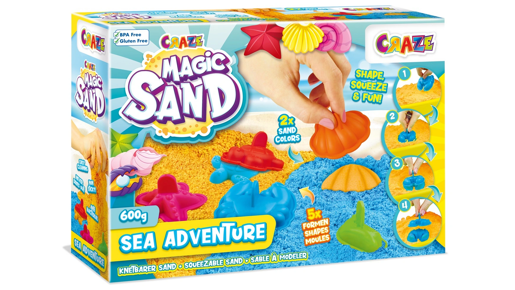 Craze Волшебный песок Морские приключения craze волшебный песок саундария rainbow studio