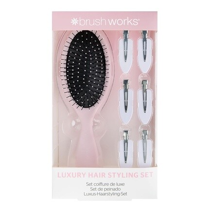 

Роскошный розовый набор для укладки волос Brushworks