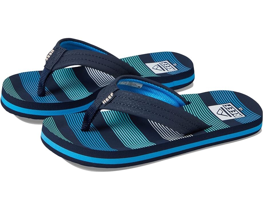 

Сандалии Reef Reef Ahi Flip Flop, цвет Deep Sea Stripes