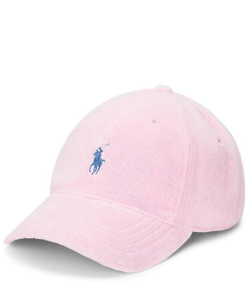 Бейсбольная кепка из хлопкового хлопка Polo Ralph Lauren, розовый