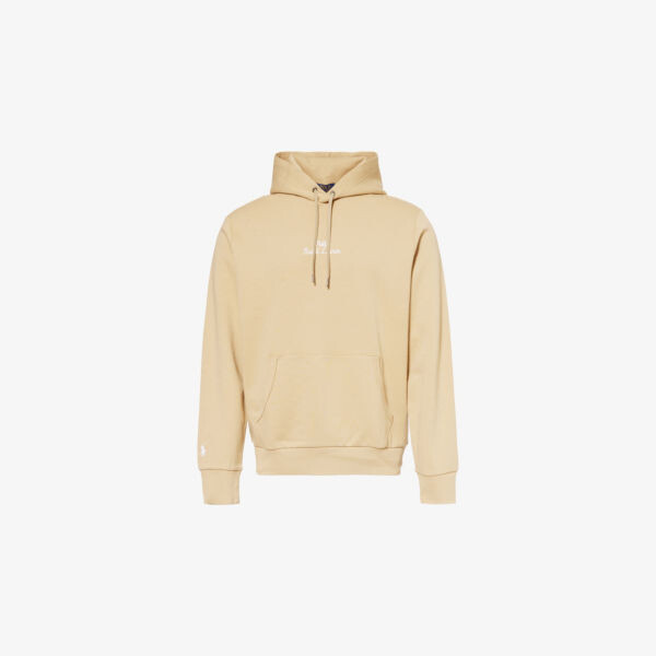 

Свободная толстовка из хлопкового трикотажа с вышитым логотипом Polo Ralph Lauren, хаки