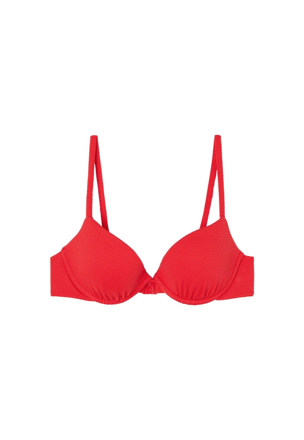 

Верх бикини Piquet Calzedonia, красный классический пике красная страсть