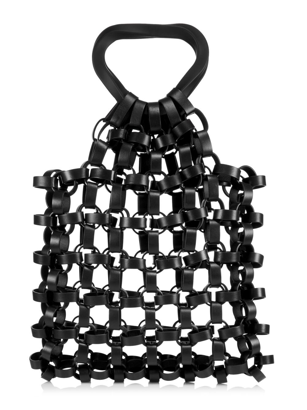 

Кожаная сумка с верхней ручкой Ring Bottega Veneta, черный