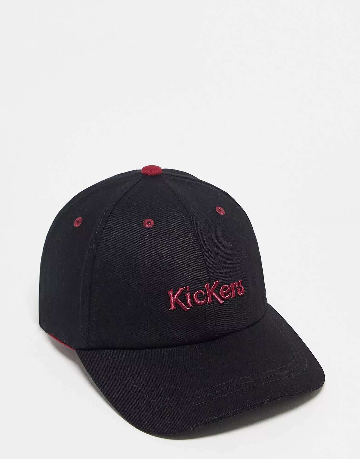 

Черная бейсболка Kickers с вышивкой логотипа