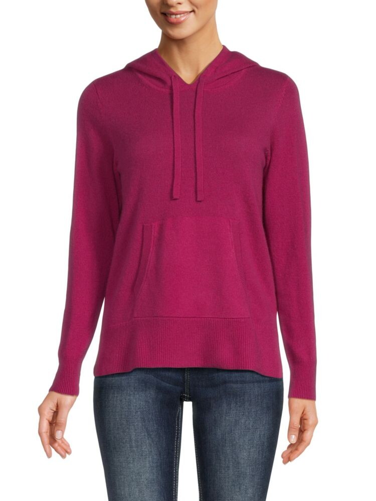 

Толстовка из 100% кашемира Saks Fifth Avenue, цвет Raspberry
