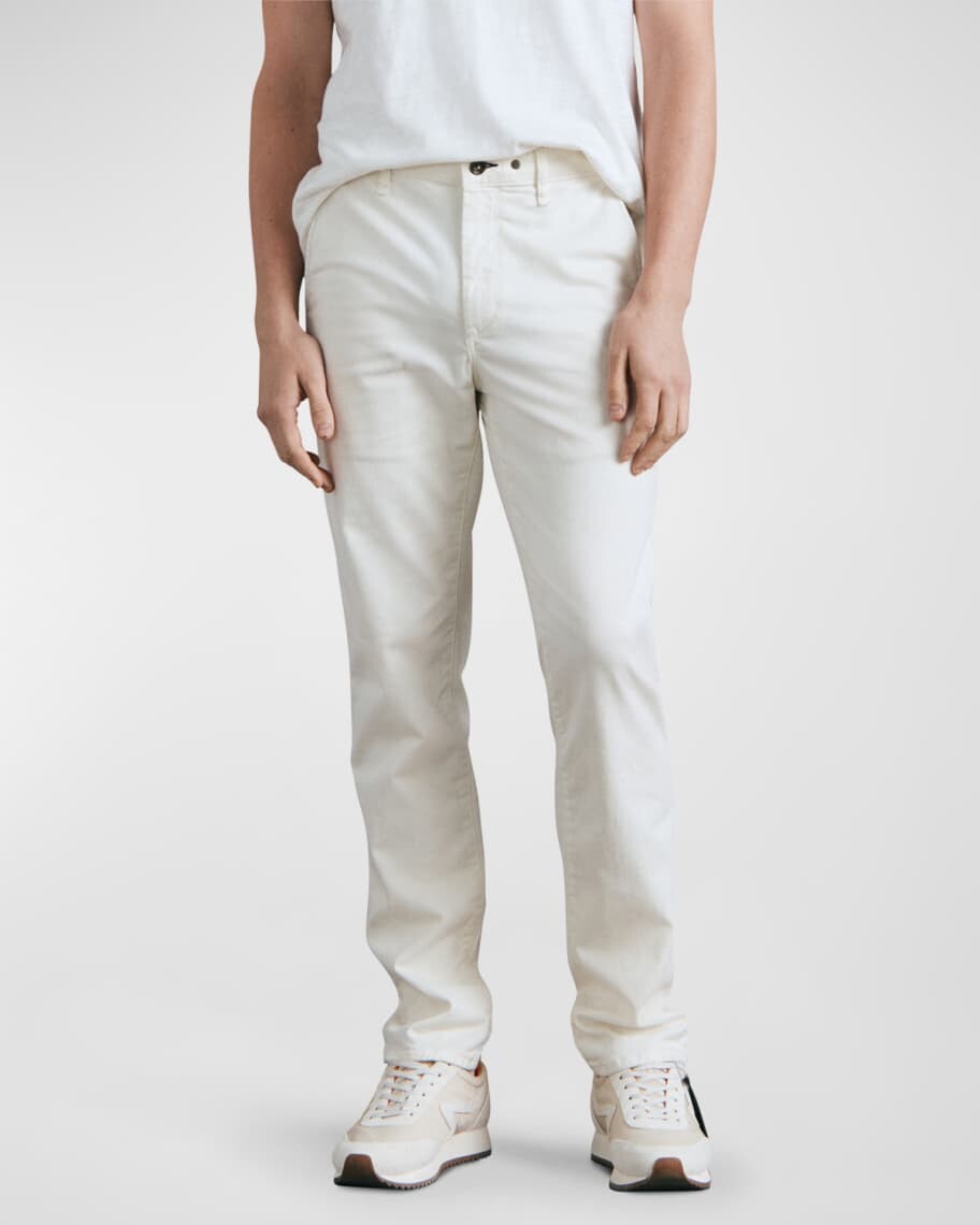 

Мужские брюки чинос Fit 2 из эластичного твила Rag & Bone, Серый