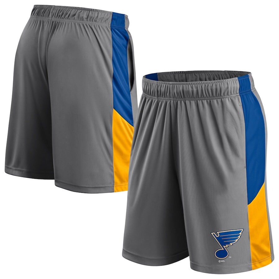 

Шорты Fanatics Branded St Louis Blues, серый