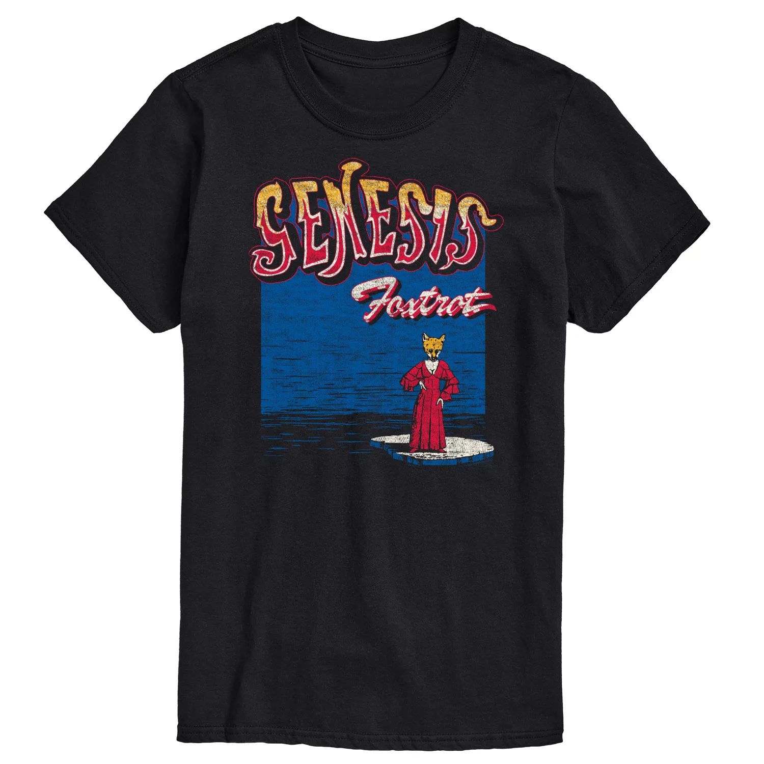Мужская футболка Genesis Foxtrot Vintage с графическим рисунком Licensed Character genesis foxtrot lp конверты внутренние coex для грампластинок 12 25шт набор