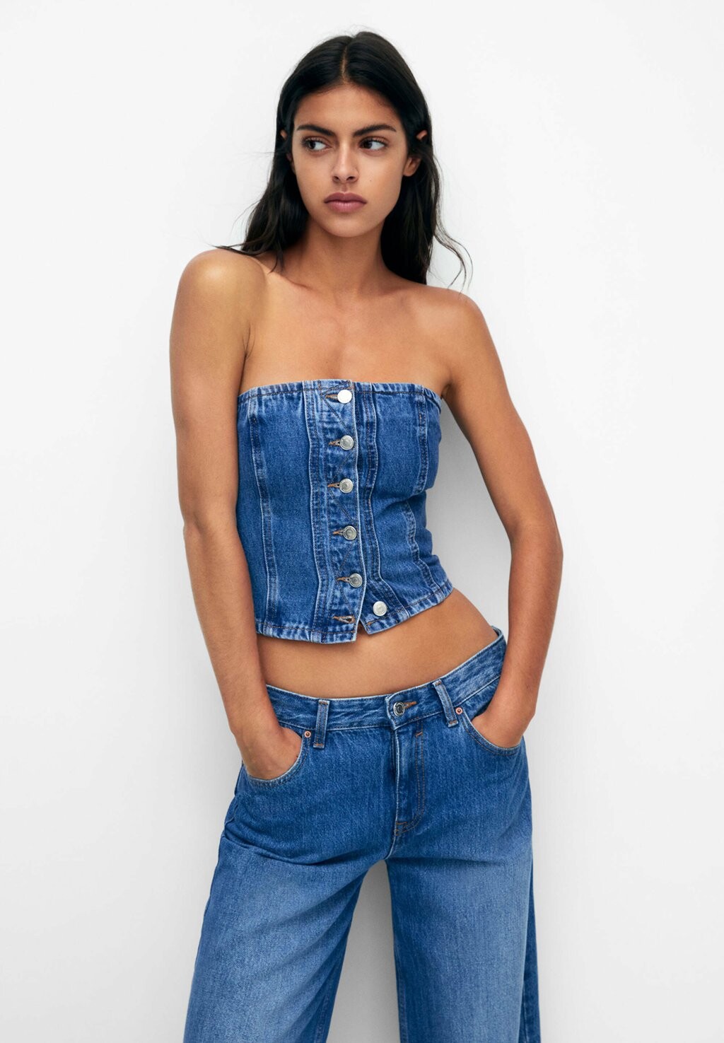 

Топ PULL&BEAR, синий