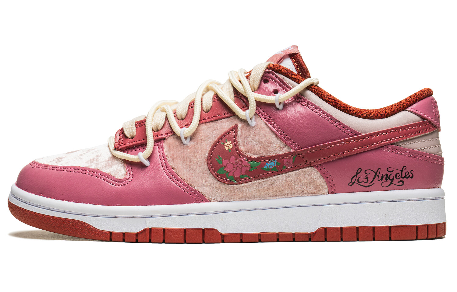 

Кроссовки Nike Dunk Skateboarding Shoes Women's Low-top Red, красный