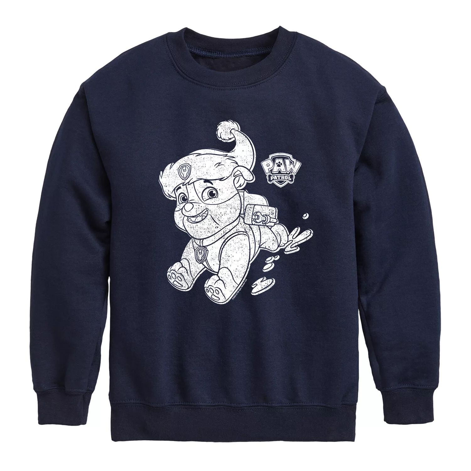 

Флисовый свитшот с рождественским рисунком Nickelodeon Paw Patrol Rubble для мальчиков 8–20 лет Licensed Character, синий