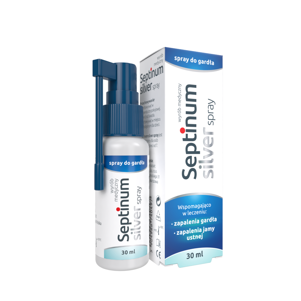 цена Спрей для горла Septinum Silver Spray, 30 мл