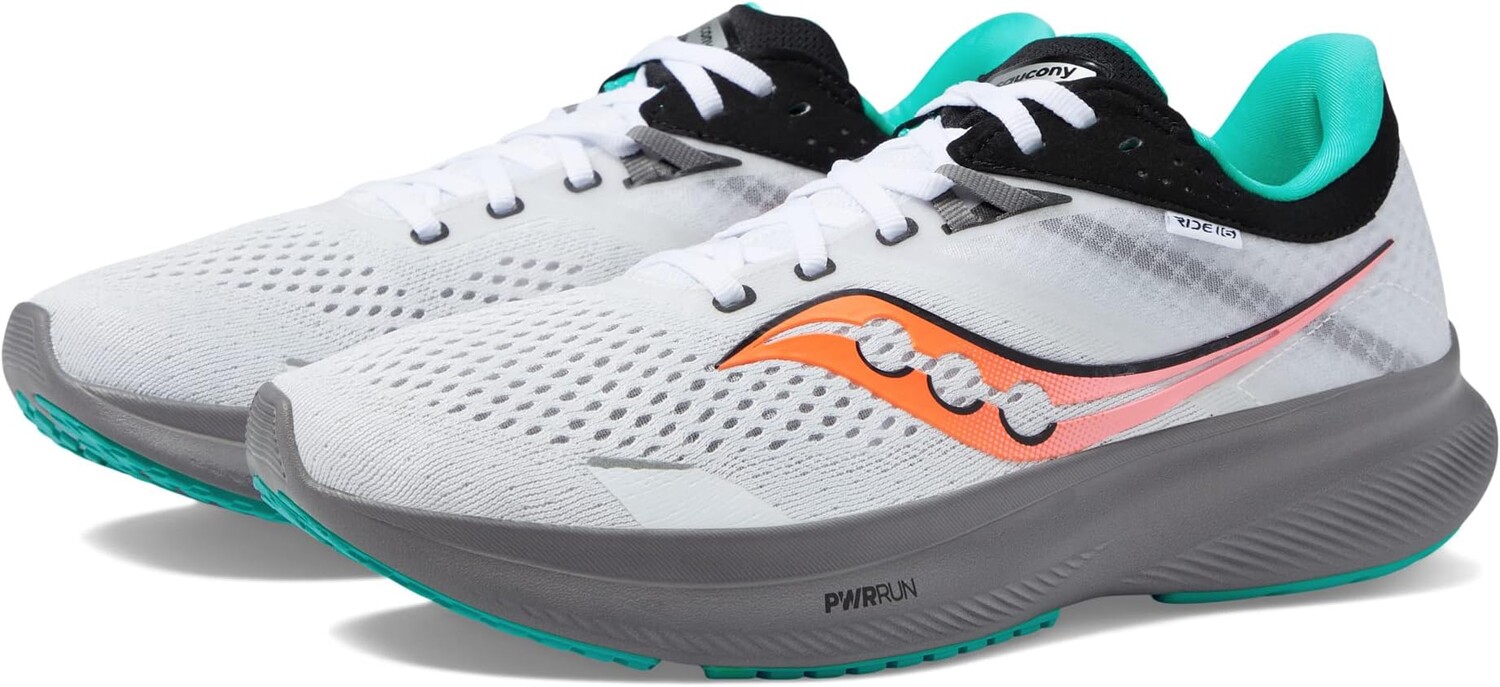 

Кроссовки Ride 16 Saucony, цвет White/Gravel