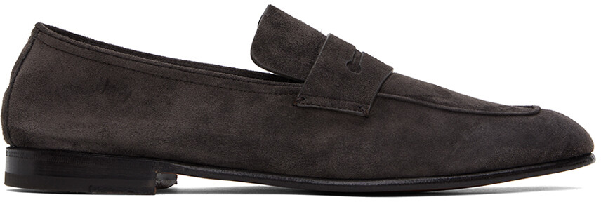 

Коричневые лоферы L'Asola Zegna