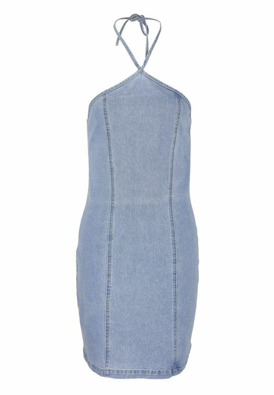 

Платье Vaquero Noisy May ШЕЙНИК, цвет light blue denim