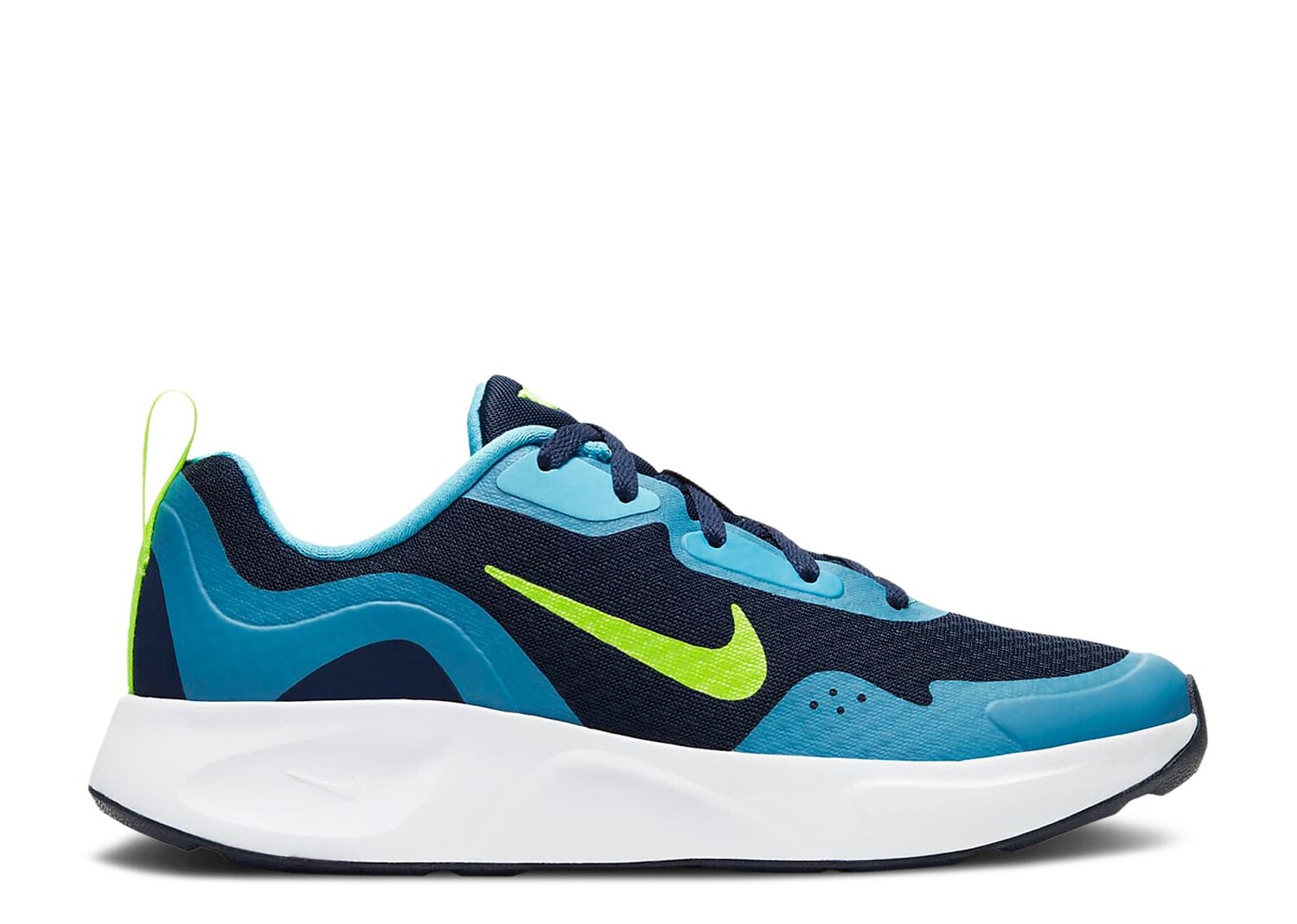 

Кроссовки Nike Wearallday Gs 'Midnight Navy Volt', синий