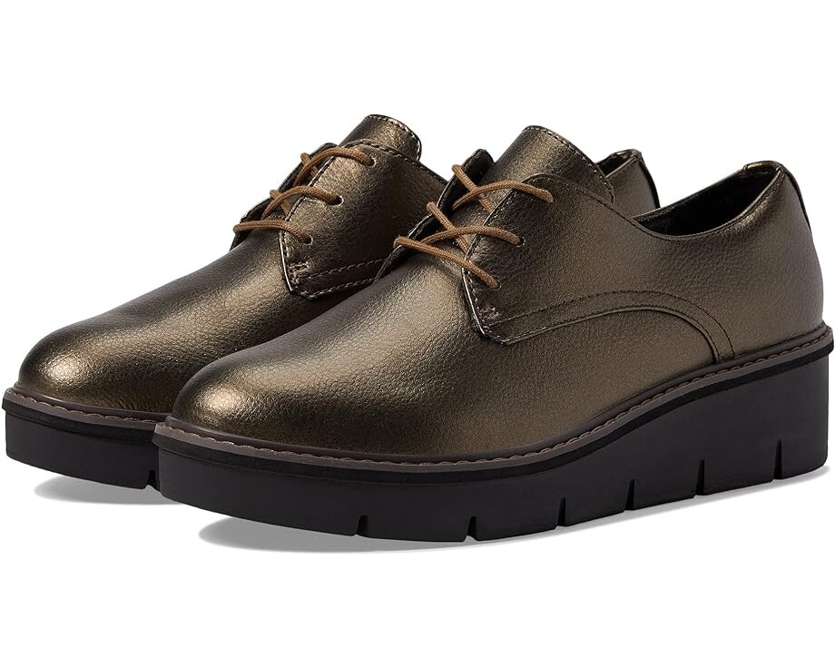 

Оксфорды Clarks Airabell Tye, цвет Bronze Metallic Textile