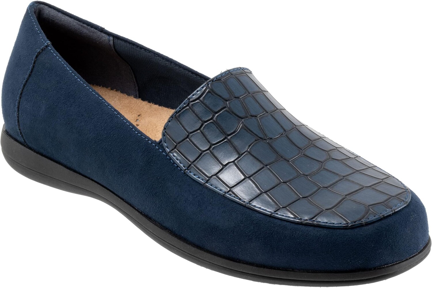 

Лоферы Deanna Trotters, цвет Navy Micro/Croco