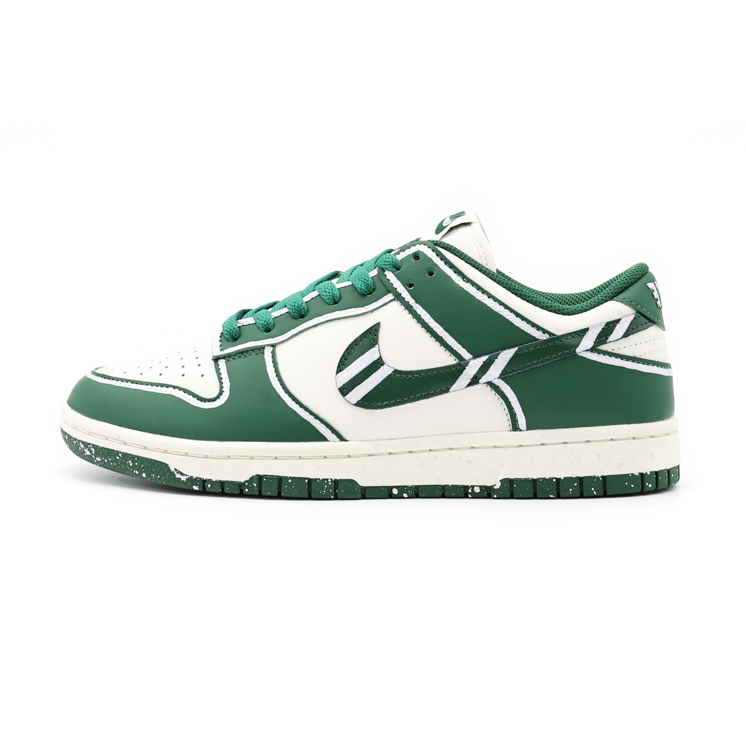

Кроссовки Nike Dunk Skateboarding Shoes Unisex Low-top White, цвет Jasper