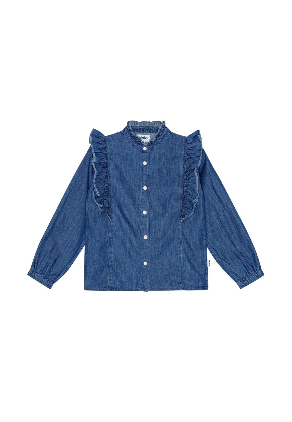 

Рубашка-блузка RAPHAELLA SHIRT FRILL SLEEVES Molo, светло-розовый