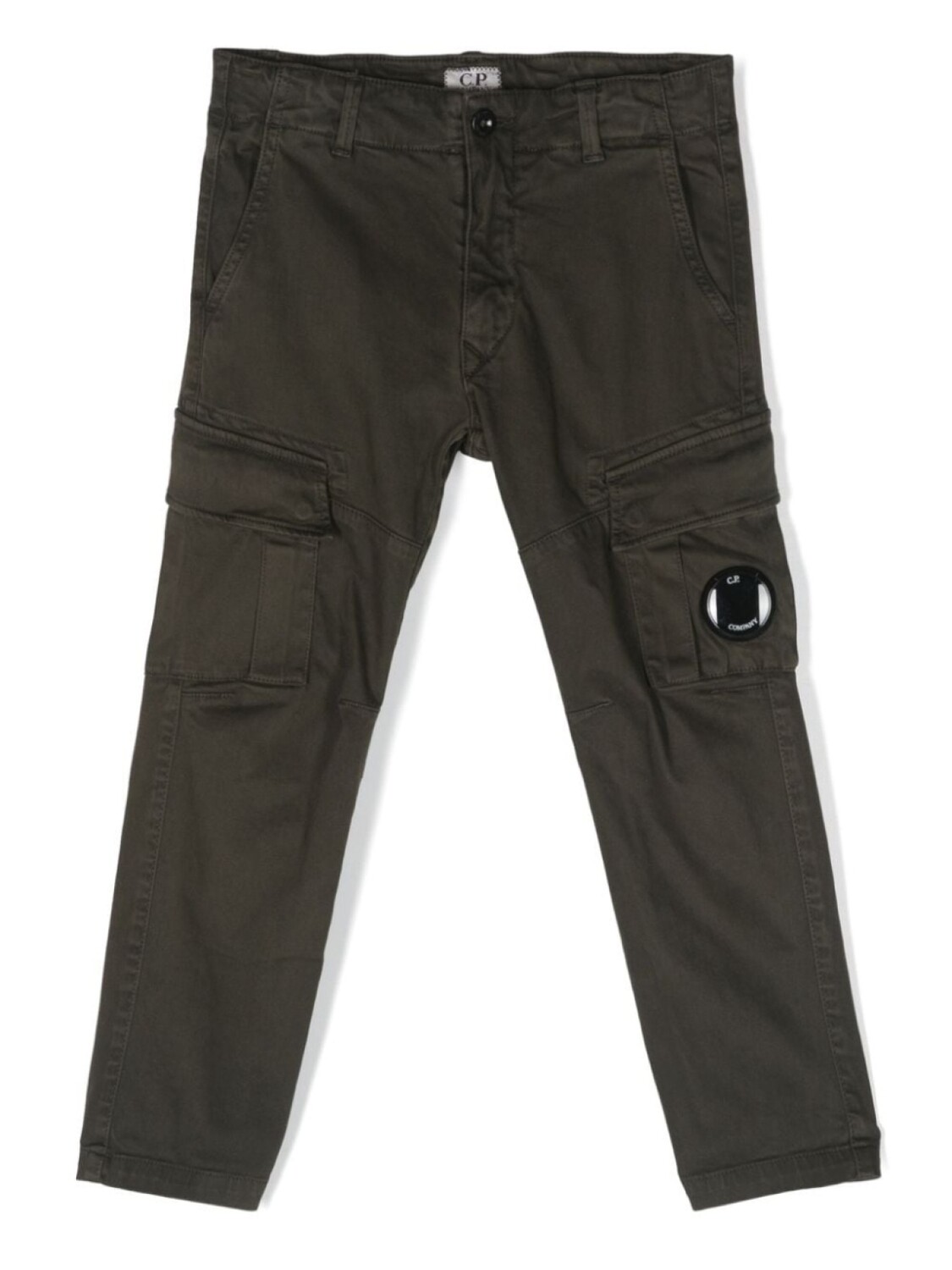 

C.P. Company прямые брюки с декором Lens, зеленый