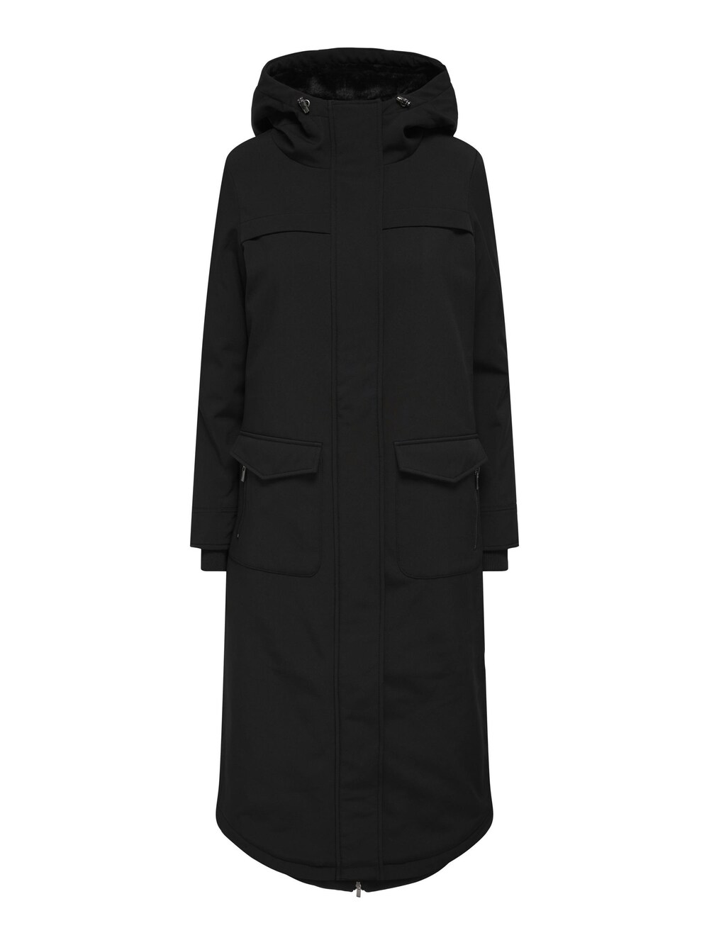Зимнее пальто Only, черный пальто зимнее only с капюшоном maternity черный