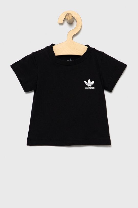

Хлопковая футболка для детей adidas Originals, черный