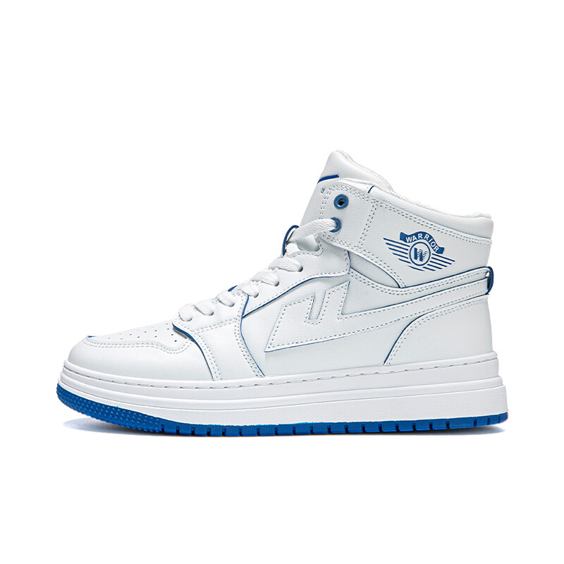 

Кроссовки WARRIOR Skateboarding Shoes Unisex High-top, белый/синий