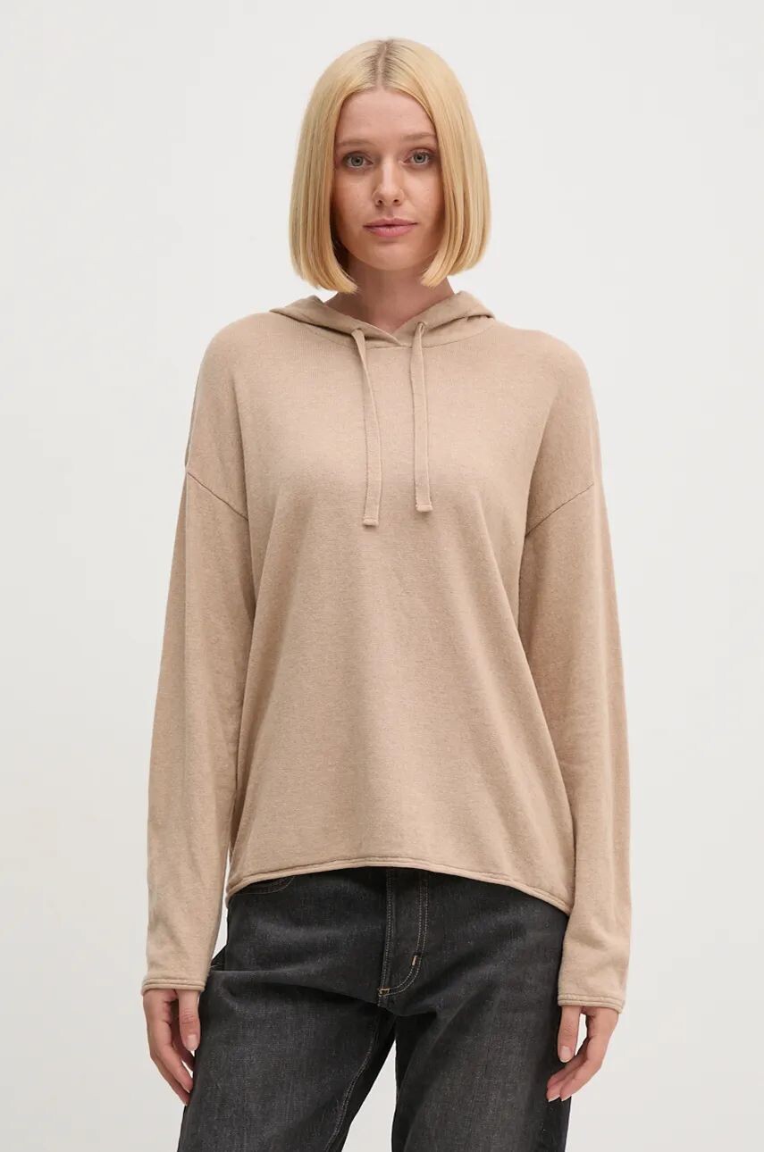 

Свитер United Colors of Benetton из смесовой шерсти, бежевый