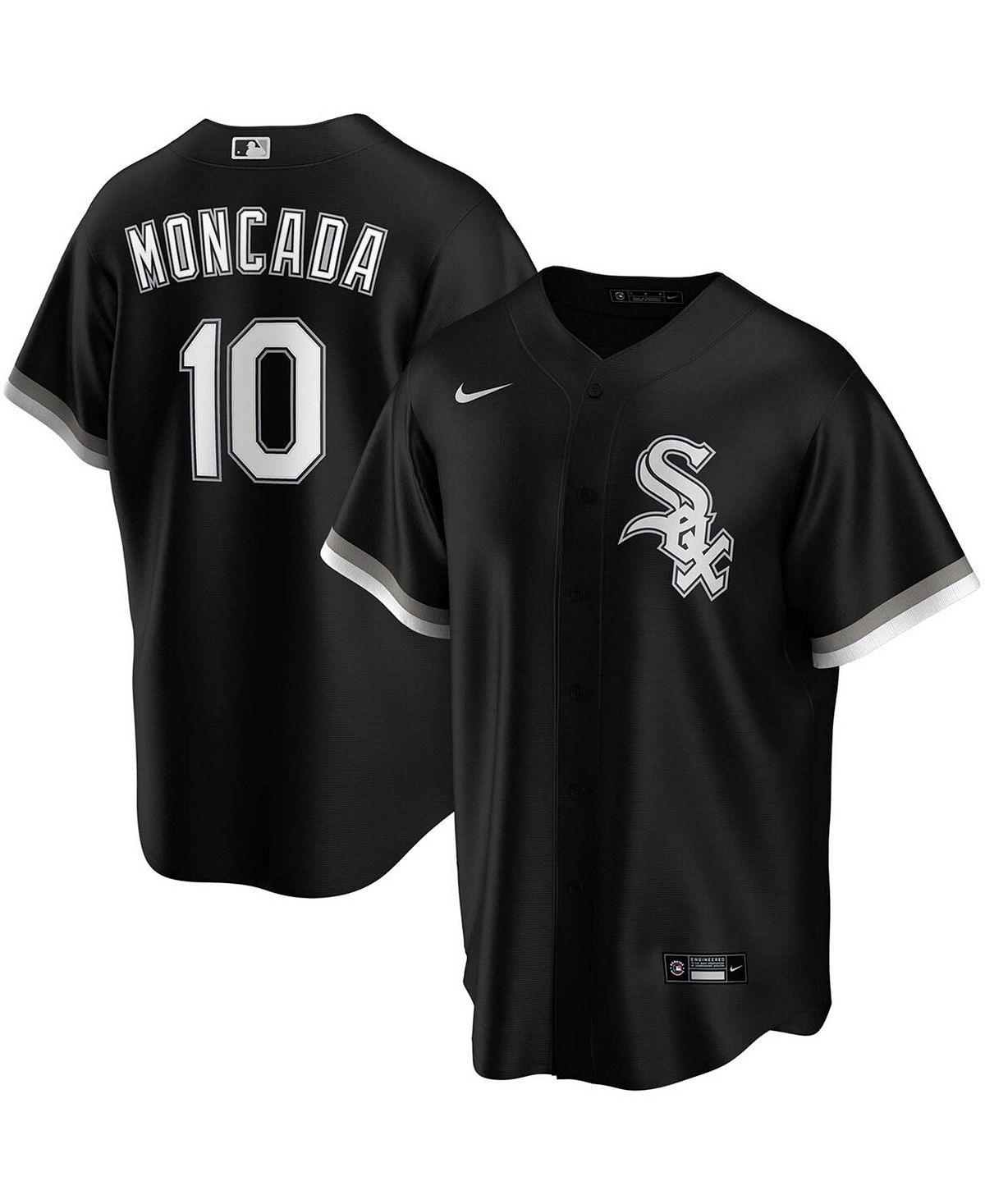 

Джерси Big Boys Yoan Moncada Black Chicago White Sox, альтернативная реплика игрока Nike