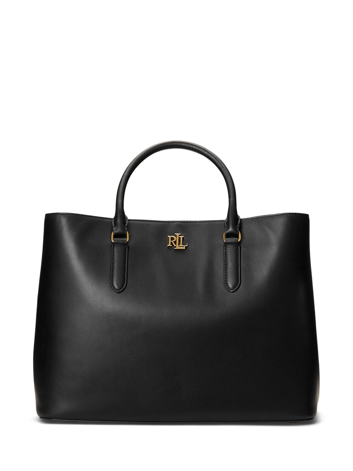 

Кожаная сумка-саквояж Lauren Ralph Lauren Marcy 36, черная