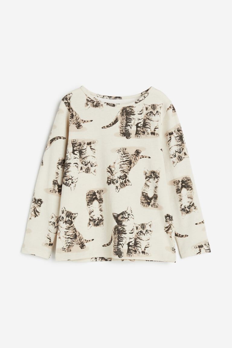 

Топ из джерси с принтом H&M